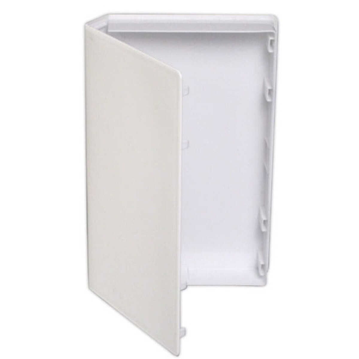 White VHS Tape Case - No Hub